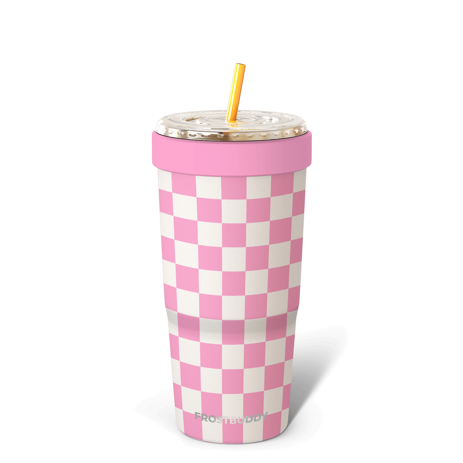 To-Go Buddy — Pink Checkered